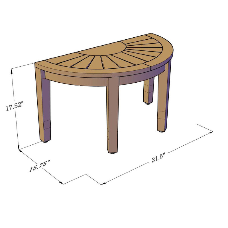Half Moon Shower Seat