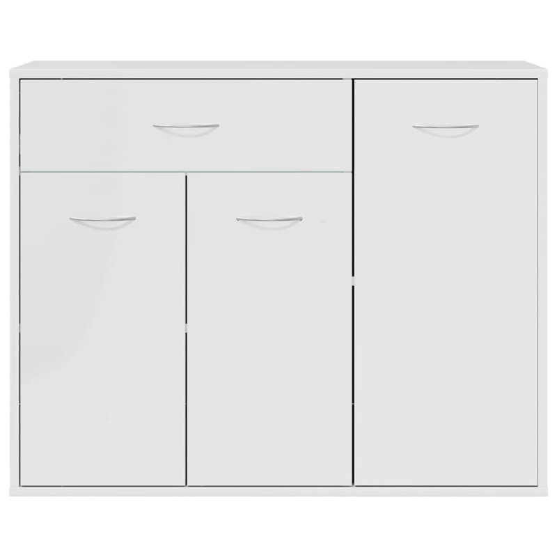 Attalus 88cm Sideboard, High Gloss White