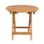Table d'appoint d'extérieur pliable et réglable