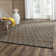 Arria Cape Cod Hand Woven Jute/Cotton Geometric Rug in Black/Natural