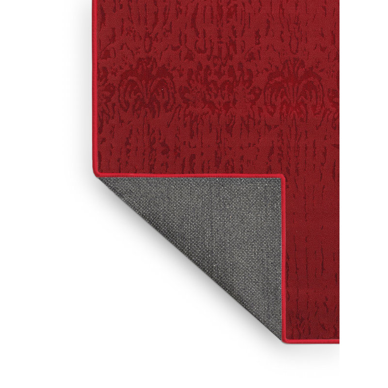 Tapis rouge contemporain, Rectangle 6 pi x 9 pi