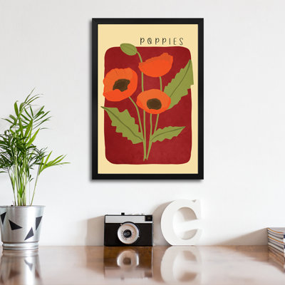 Poppies Premium Framed Posters