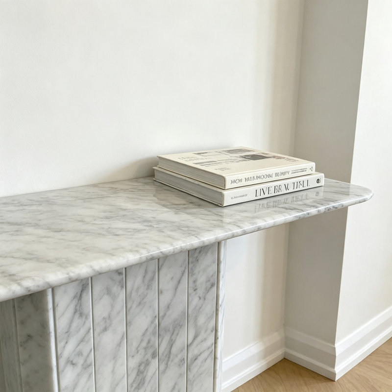 Console moderne en marbre de style italien