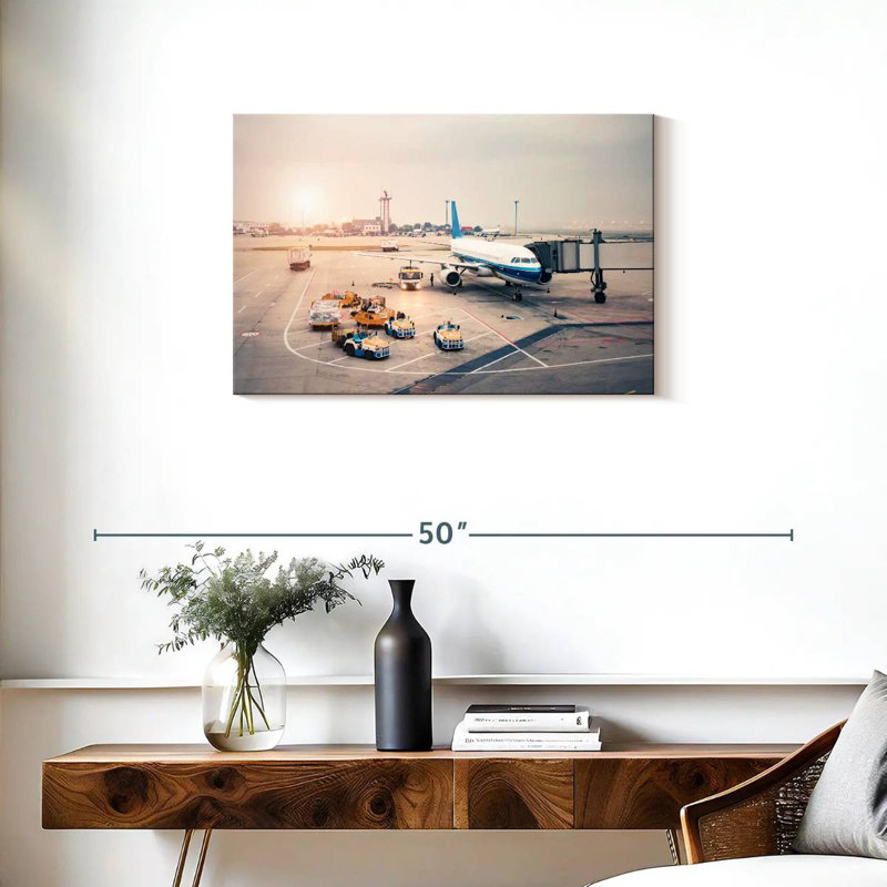 Mehar Plane Departure, 20" H x 30" W
