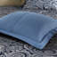 Ensemble d'édredon élégant 12 pièces avec draps en coton bleu marine-119068523