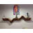 Batamex Marcuse 48 Inch Floating Shelf Tv Unit Modern Geometric Wooden Wall Piece Decor Natural Oak Color 3d Wavy Living And Gaming Room Shelf