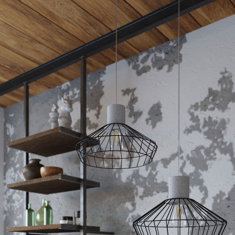 Amberle 1 - Light Geometric Pendant