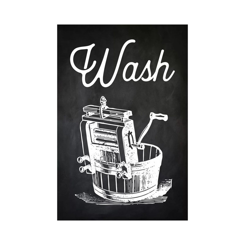 Wash by PatentPrintStore - Wrapped Canvas Print, 30.48 cm H x 45.72 cm W