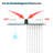 12 Inch Stainless Steel Shower Head, Square-102631085