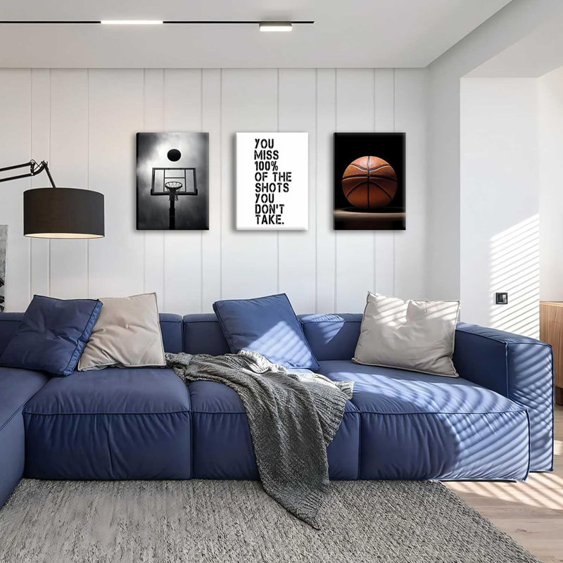 3 Piece Wrapped Canvas Print, 40 cm H x 30 cm W