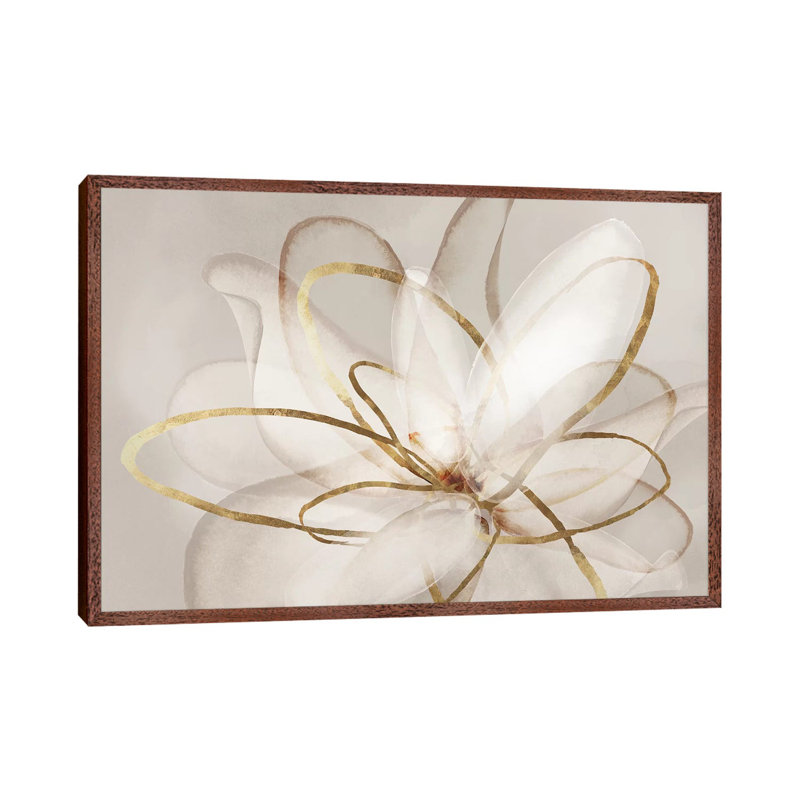 Transparent Beauty Lii - Wrapped Canvas Print, Brown Framed, 30.48 cm H x 45.72 cm W