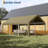 12 ft x 20 ft Portable Garage with 200g PE Tarp Canopy, Carport with 2 Roll-Up Doors & 4 Mesh Windows, Temporary Shelter for Boats, Pickups, Paint Booths, and Outdoor Events-124826557
