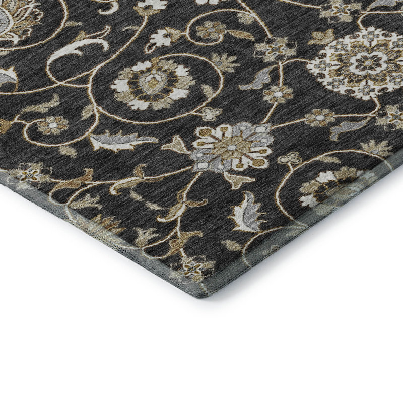 Premium Machine Washable Gurubaksh AMF1149 Moroccan Rug, Rectangulaire 3 pi x 5 pi