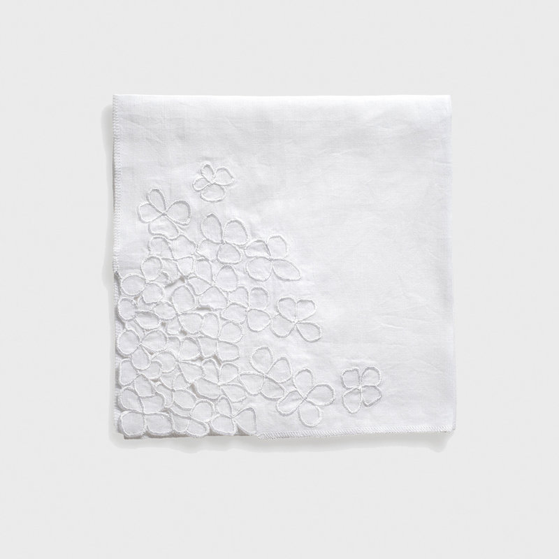 Linen Square Napkins, White