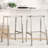 Cyrus Counter Stool with Metal Frame-444629988-444629987