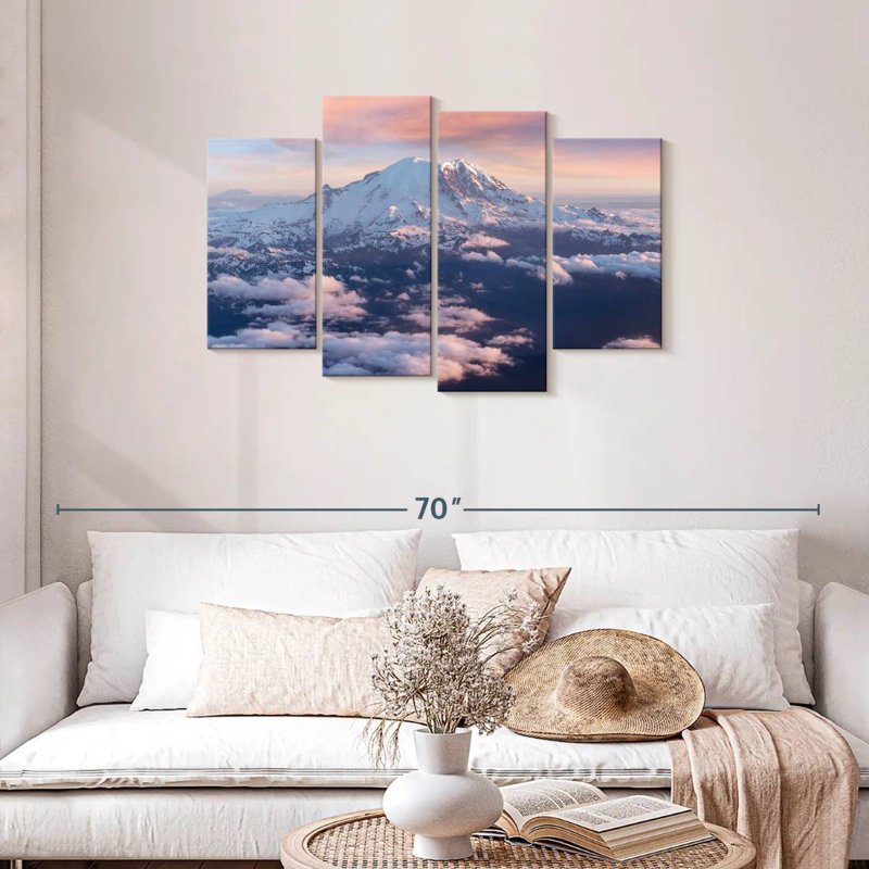 Alvord Mount Rainier Daybreak, 27" H x 43" W