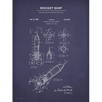 Rocket Ship Patent by Susan Ball