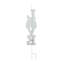 Piquet de jardin 36 po