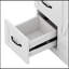 Meuble-lavabo de salle de bain avec lavabo, 7 tiroirs de rangement, tablette réglable et barre à serviettes latérale-260777719