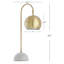 Dequilla Marble Arched Lamp