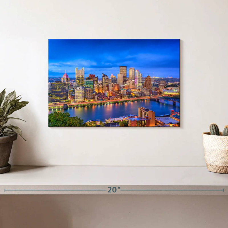 Sirci Pittsburgh Blue Hour, H 8 po x l 12 po