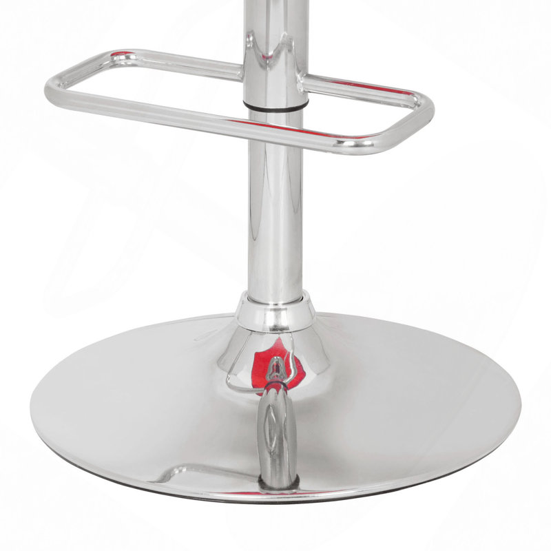 Adjustable Swivel Stool, Red