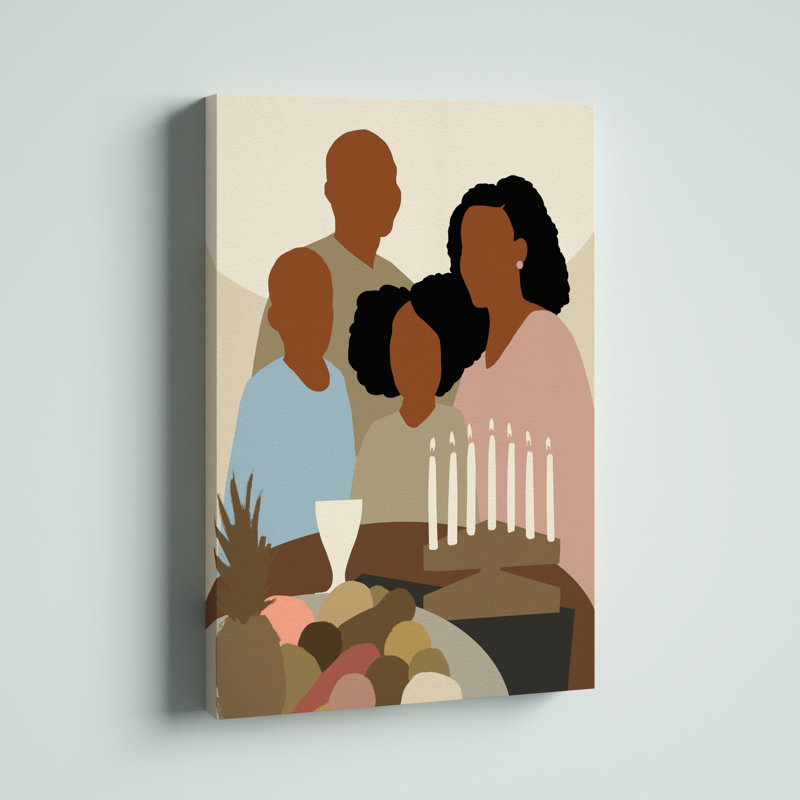 Joyeux Kwanzaa I, H 18 po x l 12 po