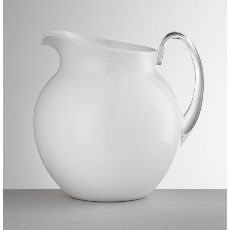 Plutone Acrylic Pitcher, White