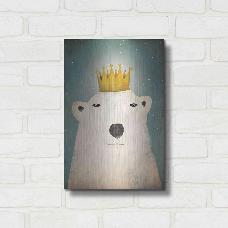 «Le roi polaire» par Ryan Fowler, H 16 po x l 12 po