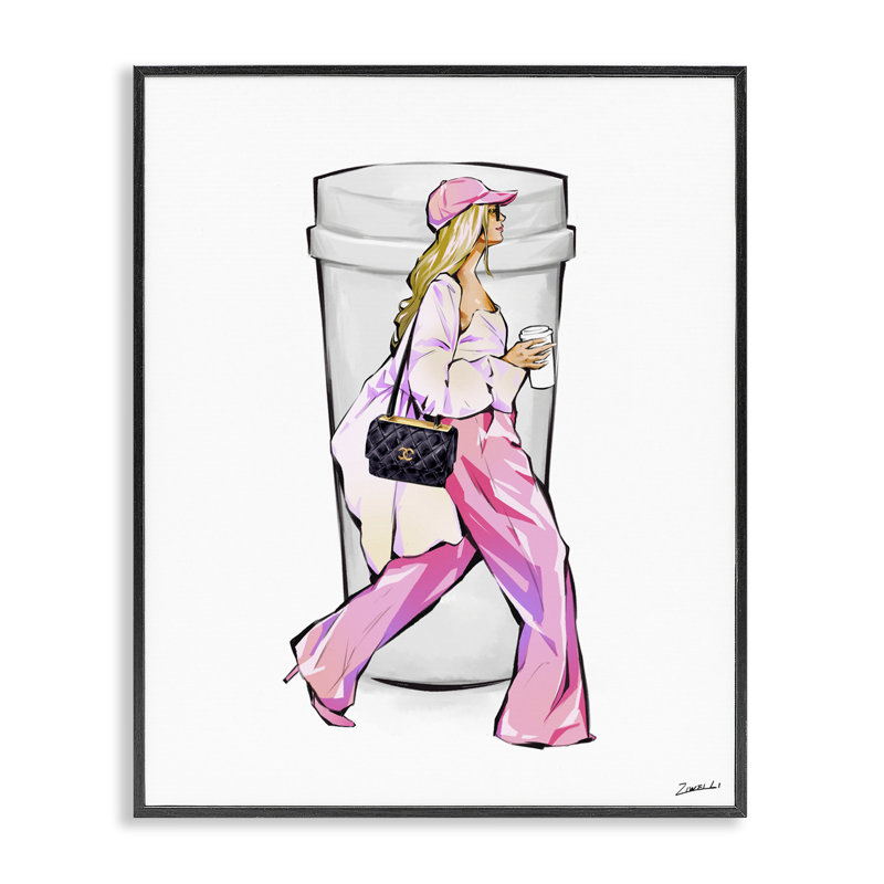 «Morning Coffee», art giclée par Ziwei Li, Giclée encadrée noir minuit, H 14 po x l 11 po