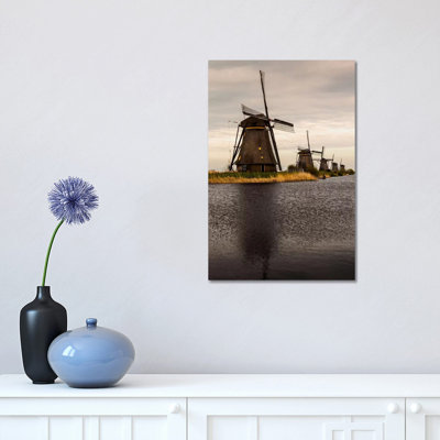 Netherlands, Kinderdijk, Windmills by Mikolaj Gospodarek - Wrapped Canvas Print