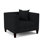 Fauteuil en polyester touffeté l 43 po Banelly