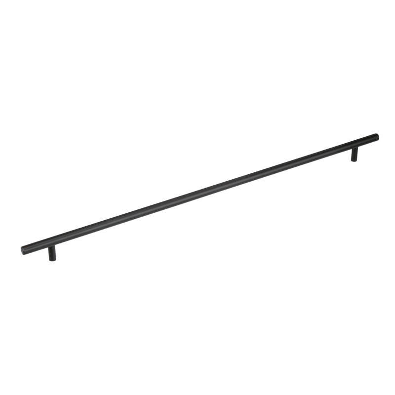 Poignée barre 18-7 / 8 po (480 mm) centre-à-centre noir mat, Noir mat, 18 7/8", 1