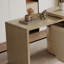 Bureau pivotant 360 ° avec 2 tiroirs et tablette ouverte-841173534