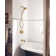 Moen Ronan Single Handle Tub/Shower with Magnetix Rainshower, Valve Included