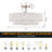 3-light Modern Drum Linen Semi Flush Mount Ceiling Light-1518502456
