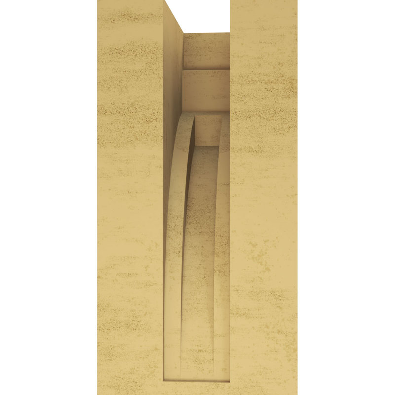 Bois de cèdre brut Rockford, corbeau apprêté Rockford, H 12 po x l 6 po x P 6 po