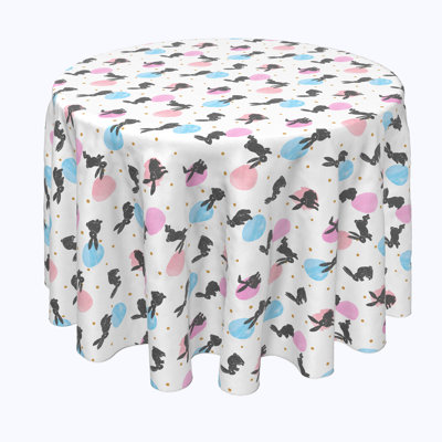 Grant Geometric Round Easter Tablecloth
