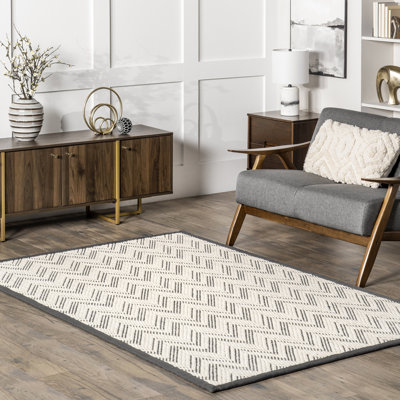Tapis en laine et sisal Rozi