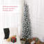 Arbre de Noël artificiel enneigé 6 pi avec branches réalistes