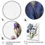 Iris bleu, illustration botanique sur toile-474516448-474516449