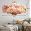 Pivoines au soleil levant I - - Décoration murale pivoines - - Art mural traditionnel traditionnel diamant