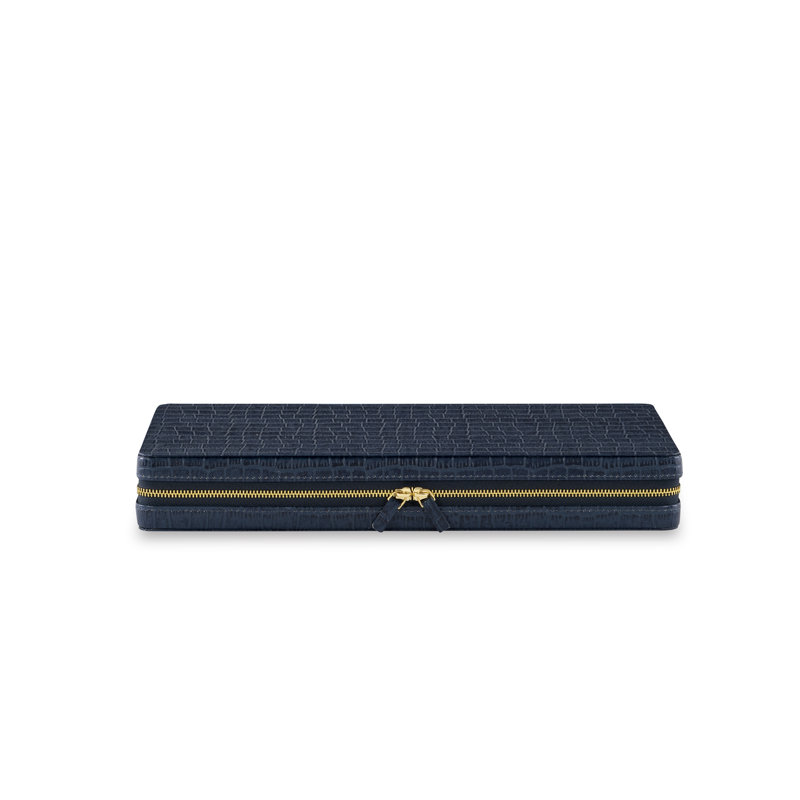 Travel Backgammon Board Cream, Blue
