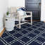 Tapis intérieur / extérieur bleu marine Mendocino-1149006814
