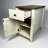 Charming Farmhouse End Table with Versatile Storage and Charging Function-2032158182