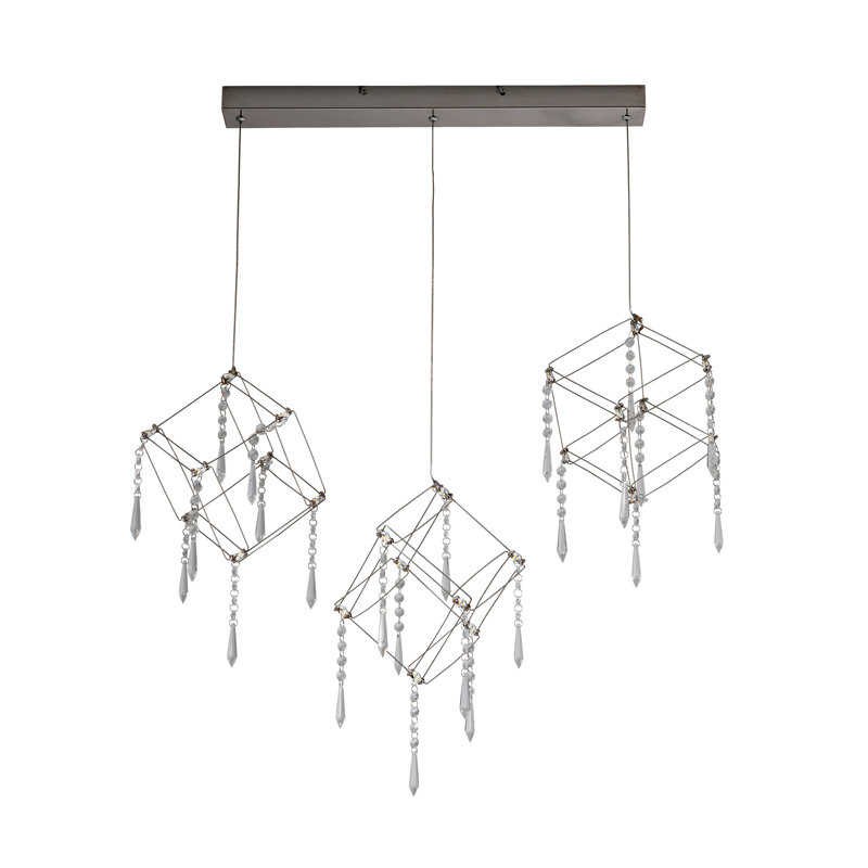 Sloan 24 - Light Silver LED Unique/Statement Pendant