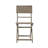 Outdoor Acacia Wood Folding Dining Chair (Set Of 2),Grey-1041687383-1041687370