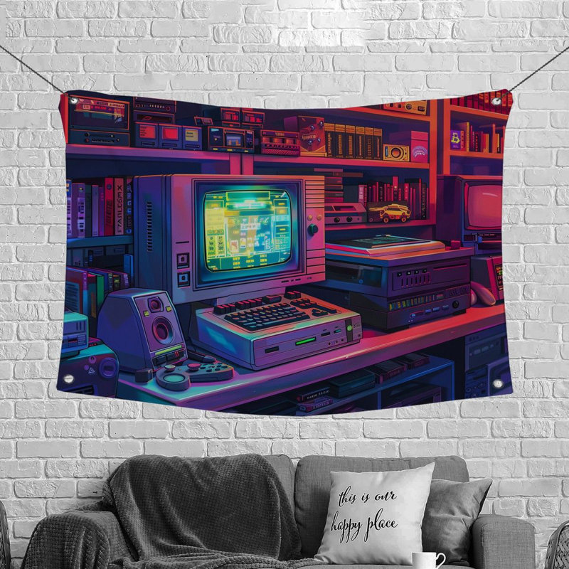 Microfiber Fabric Tapestry, 50" H x 60" W