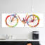 « vélo on i », impression sur toile-20894616