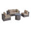 Causeuse Alieyah avec coussin Sunbrella